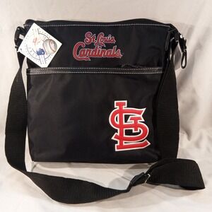St. Louis Cardinals Crossbody Bag Black Adjustable Strap